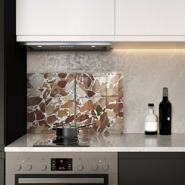 De vidrio templado Manchas decorativas de piedra