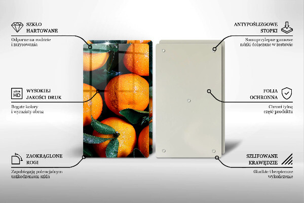 De vidrio templado Naranja