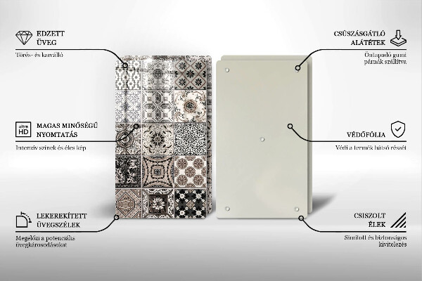 De vidrio templado Azulejos decorativos