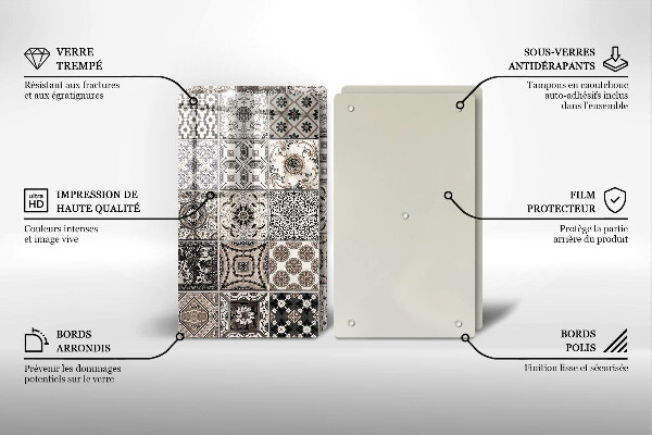 De vidrio templado Azulejos decorativos