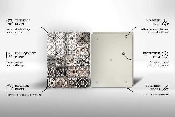 De vidrio templado Azulejos decorativos