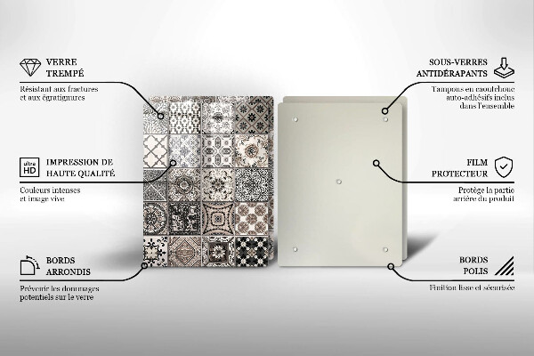 De vidrio templado Azulejos decorativos