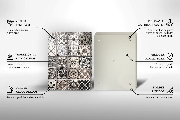 De vidrio templado Azulejos decorativos