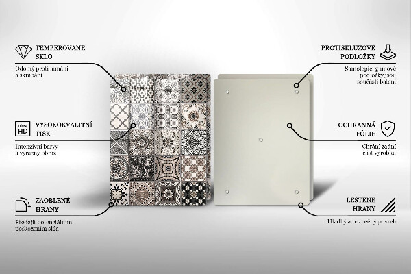 De vidrio templado Azulejos decorativos