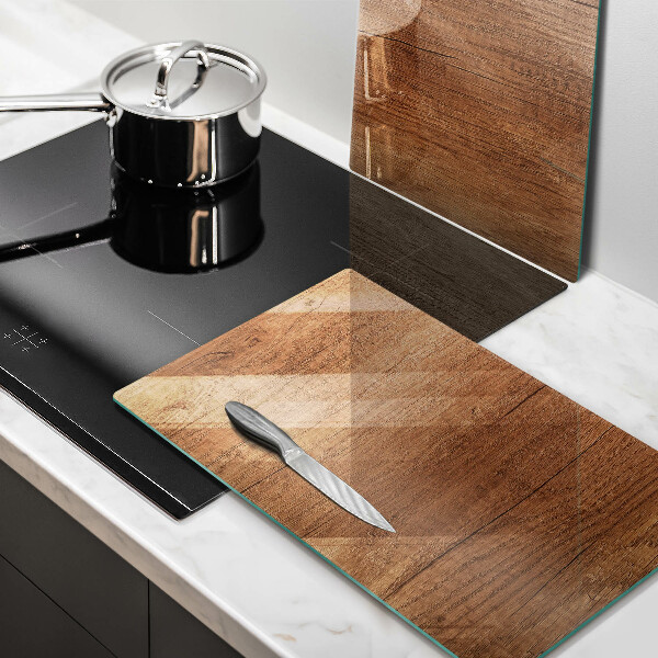 De vidrio templado Textura de madera