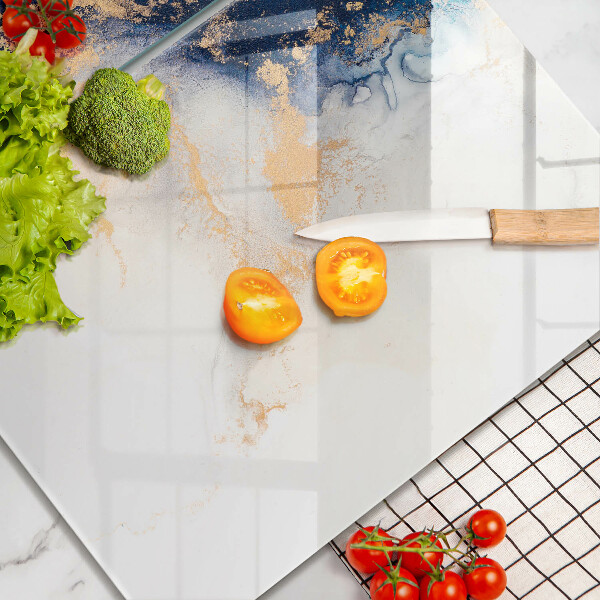 De vidrio templado Abstracción con azul