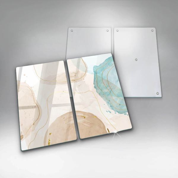 De vidrio templado Formas bohemias brillantes