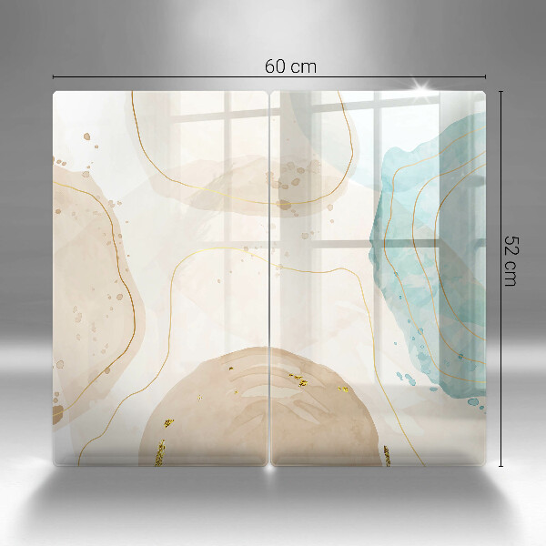 De vidrio templado Formas bohemias brillantes