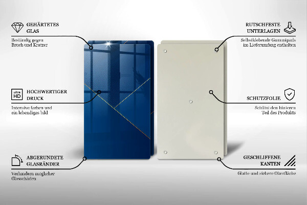 De vidrio templado Fondo moderno