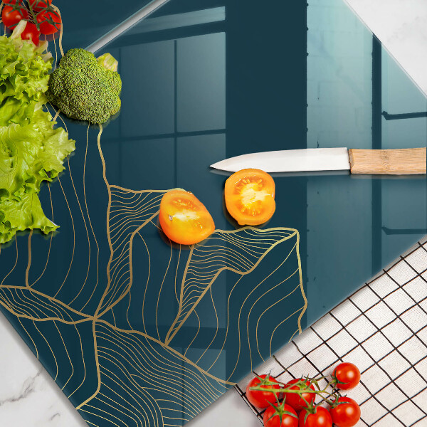 De vidrio templado Montañas abstractas