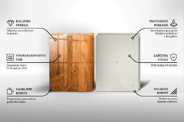De vidrio templado Tablones de madera