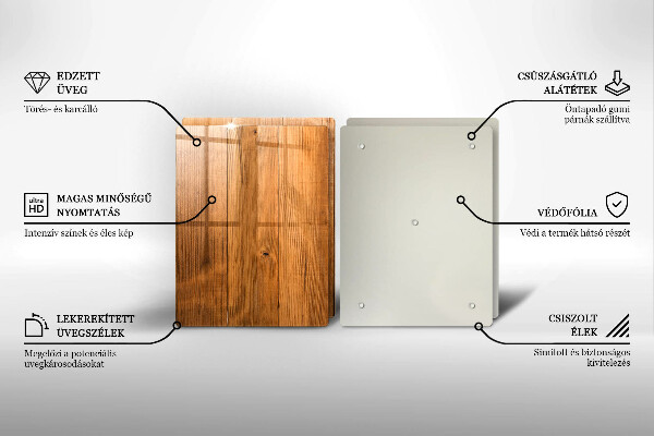 De vidrio templado Tablones de madera