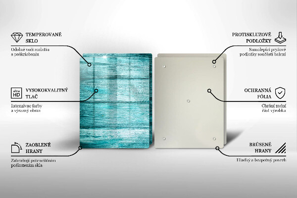 De vidrio templado Tableros de madera antiguos