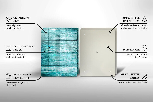 De vidrio templado Tableros de madera antiguos