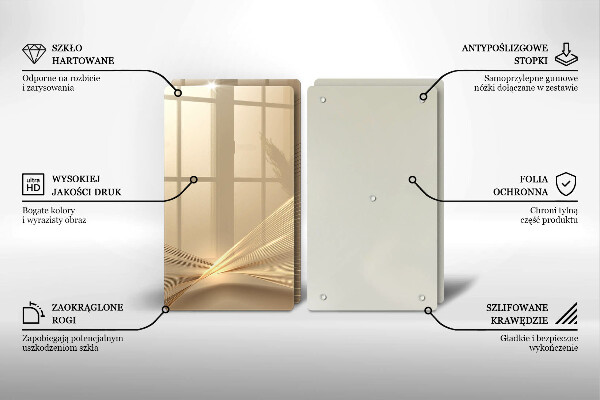 De vidrio templado Abstracción moderna