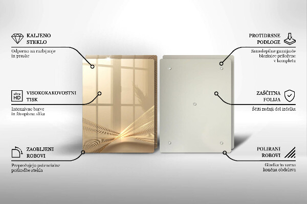 De vidrio templado Abstracción moderna