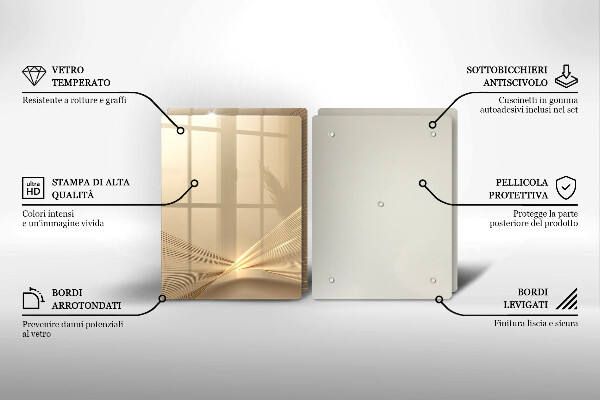 De vidrio templado Abstracción moderna