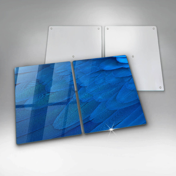 De vidrio templado Plumas de ave