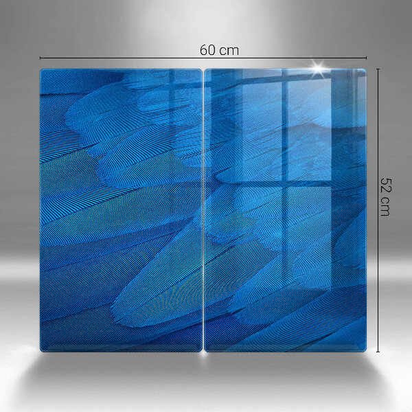 De vidrio templado Plumas de ave