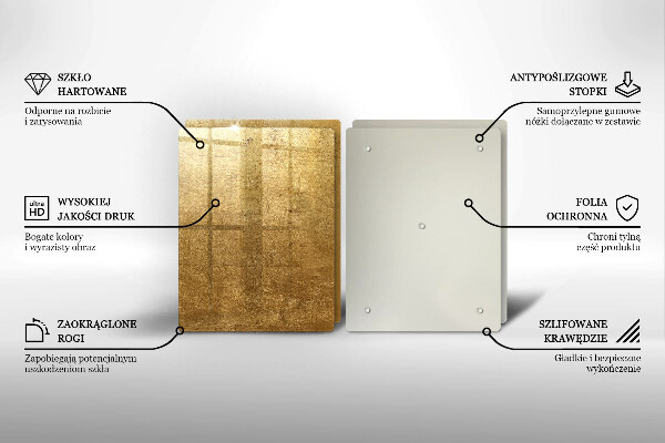 De vidrio templado Fondo de textura dorada