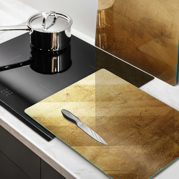 De vidrio templado Fondo de textura dorada