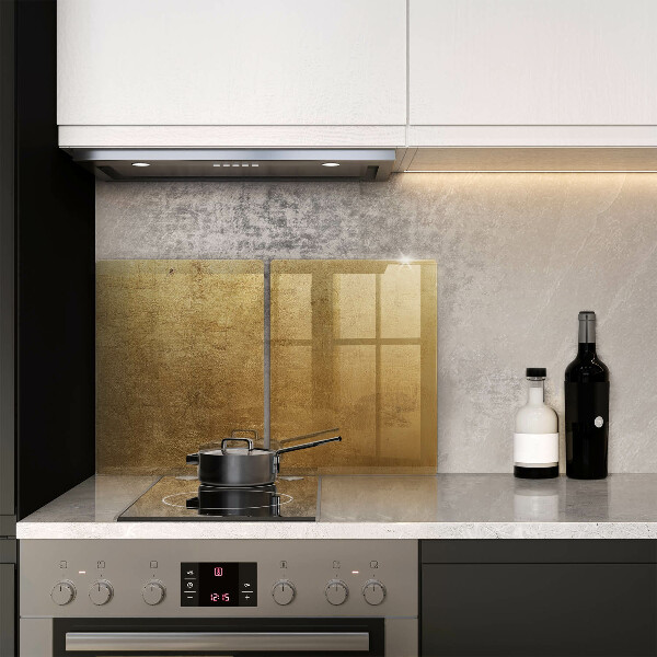 De vidrio templado Fondo de textura dorada