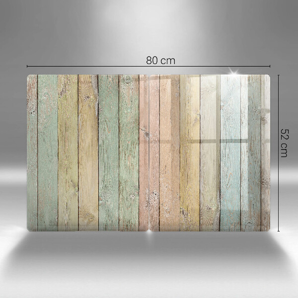 De vidrio templado Tableros vintage coloridos