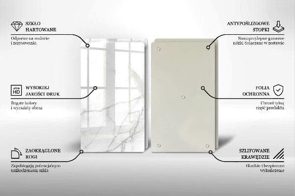 De vidrio templado Fondo de piedra de mármol