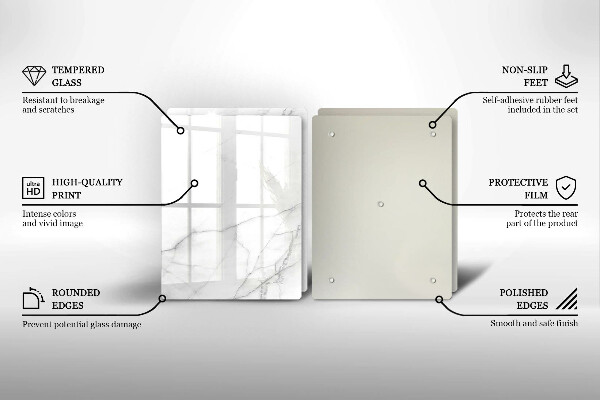 De vidrio templado Fondo de piedra de mármol