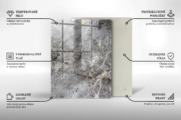 Tabla de cortar de vidrio Color azul