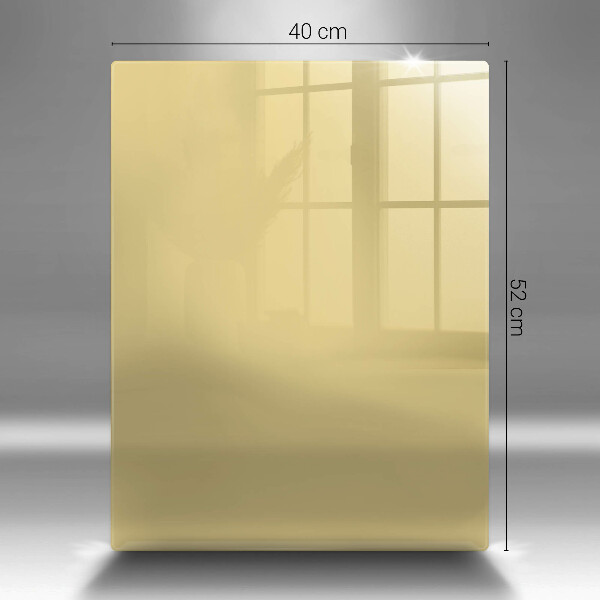 Tabla de cortar de vidrio Amarillo