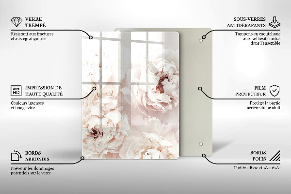 Tabla de cortar de vidrio Amarillo