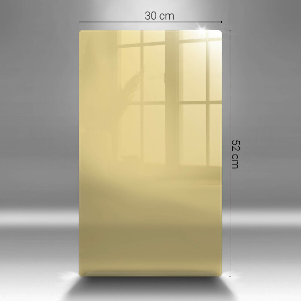 Tabla de cortar de vidrio Amarillo