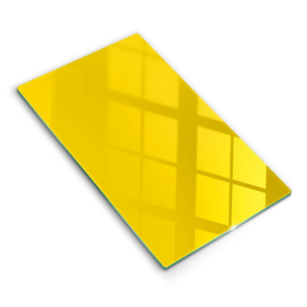 Tabla de cortar de vidrio Amarillo
