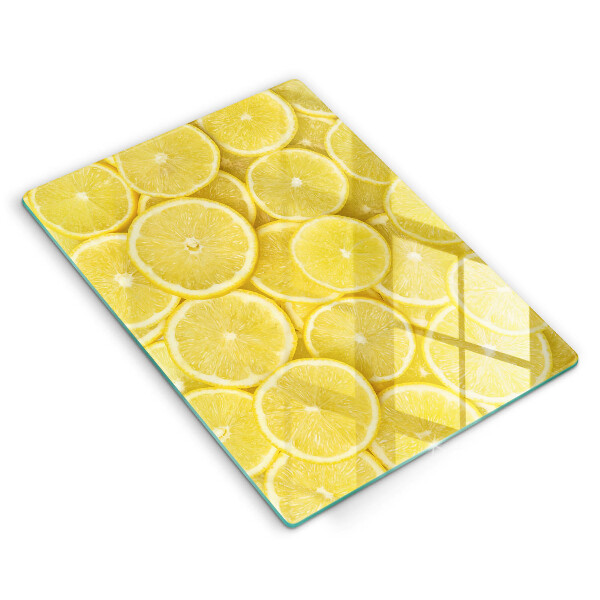 Tabla de cortar de vidrio Fruta de limon