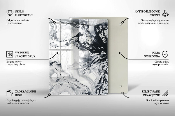 Tabla de cortar de vidrio Fruta de limon