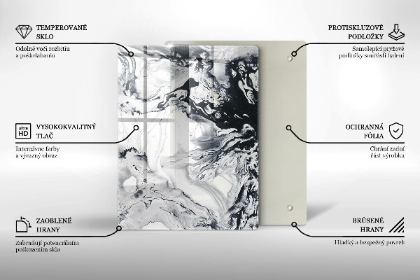 Tabla de cortar de vidrio Fruta de limon