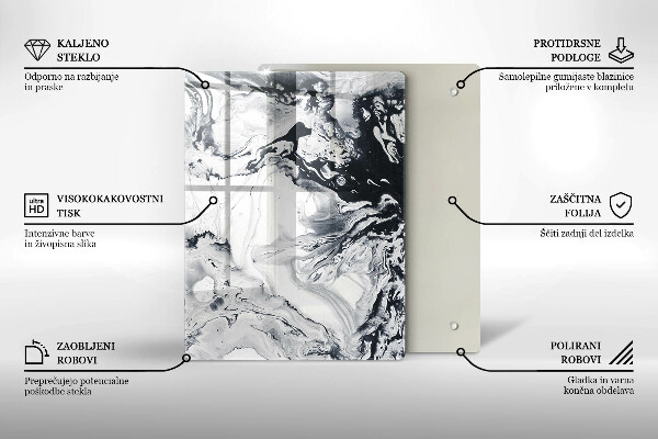 Tabla de cortar de vidrio Fruta de limon