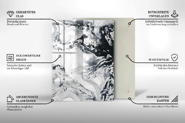 Tabla de cortar de vidrio Fruta de limon