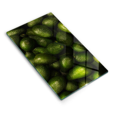 Tabla de cortar de vidrio Fruta de aguacate