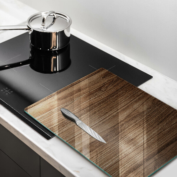 Tabla de cortar de vidrio Textura de madera