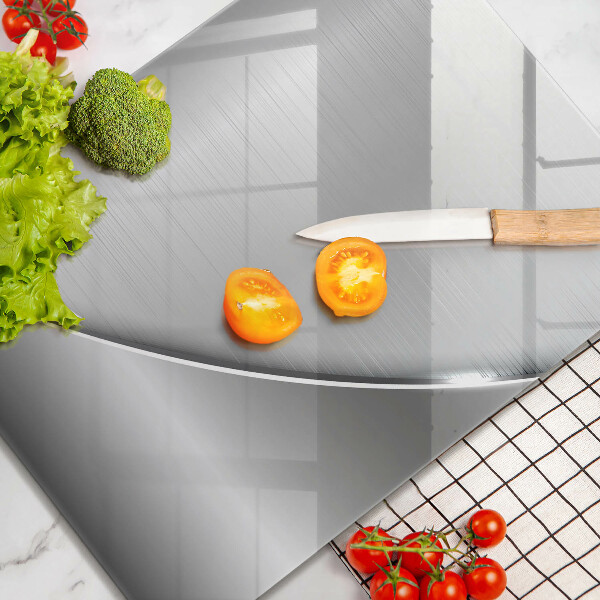 Tabla de cortar de vidrio Formas metálicas