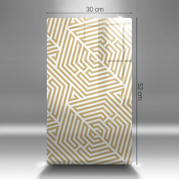 Tabla de cortar de vidrio Líneas geométricas