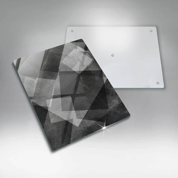 Tabla de cortar de vidrio Abstracción geométrica