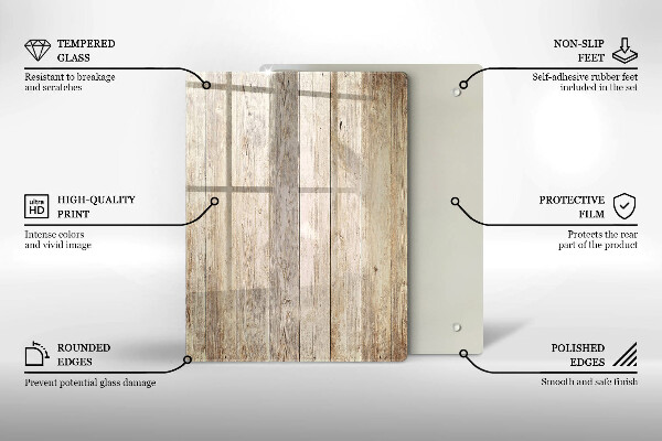 Tabla de cortar de vidrio Abstracción de oro azul