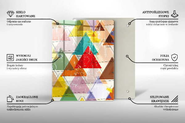 Tabla de cortar de vidrio Cielo colorido