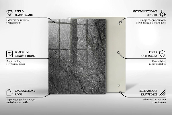Tabla de cortar de vidrio Olas de agua de mar