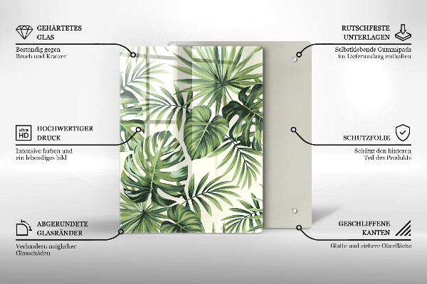 Tabla de cortar de vidrio Decoraciones de invierno