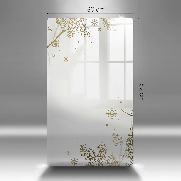 Tabla de cortar de vidrio Decoraciones de invierno