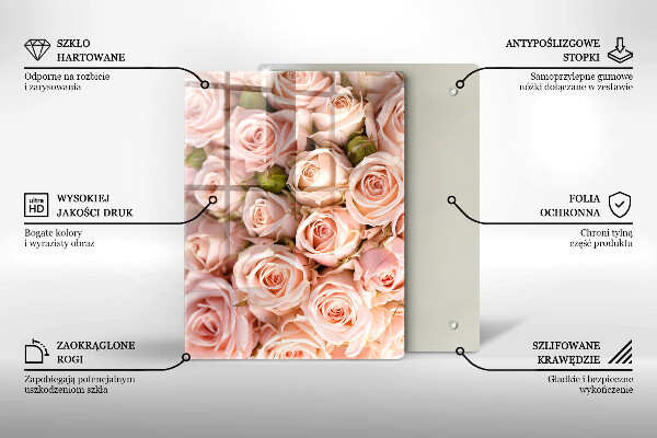 Tabla de cortar de vidrio Hoja de vena natural